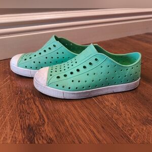 Kids Green Native Jefferson Slip On Shoes